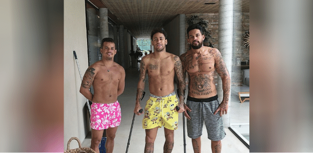 Neymar está se recuperando da cirurgia no pé direito - reprodução/Instagram