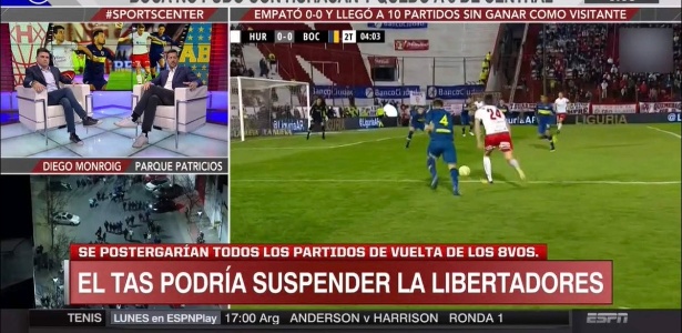 Possibilidade de suspensão de jogos havia sido veiculada pela imprensa argentina - Reprodução