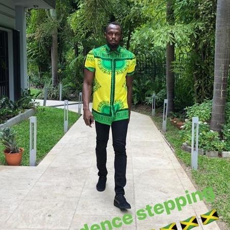 Usain Bolt celebrou a independência da Jamaica - Reprodução/Instagram