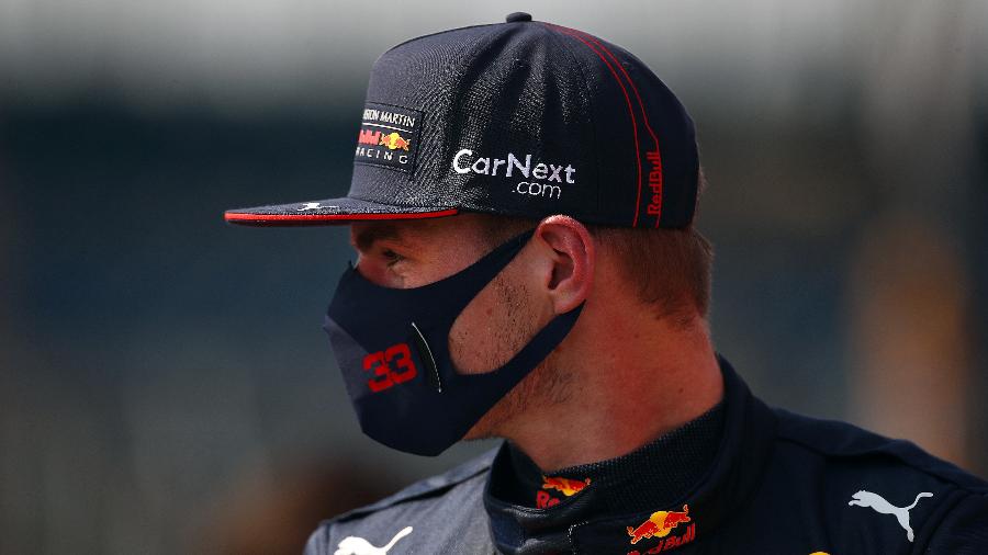 Max Verstappen após vitória no GP de Silverstone - Bryn Lennon/Getty Images