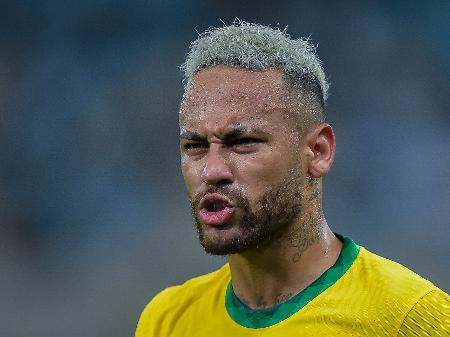 Neymar esbraveja durante a final da Copa América entre Brasil e Argentina, no Maracanã - Thiago Ribeiro/Thiago Ribeiro/AGIF