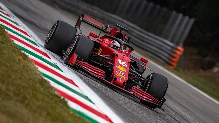 Charles Leclerc (foto) é o próximo a participar dos treinos de aquecimento da Ferrari, amanhã (26) - Divulgação/Ferrari