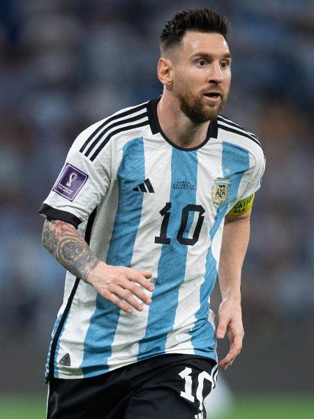 Lionel Messi, da Argentina, em jogo contra a Austrália pela Copa do Mundo do Qatar - Visionhaus/Getty Images