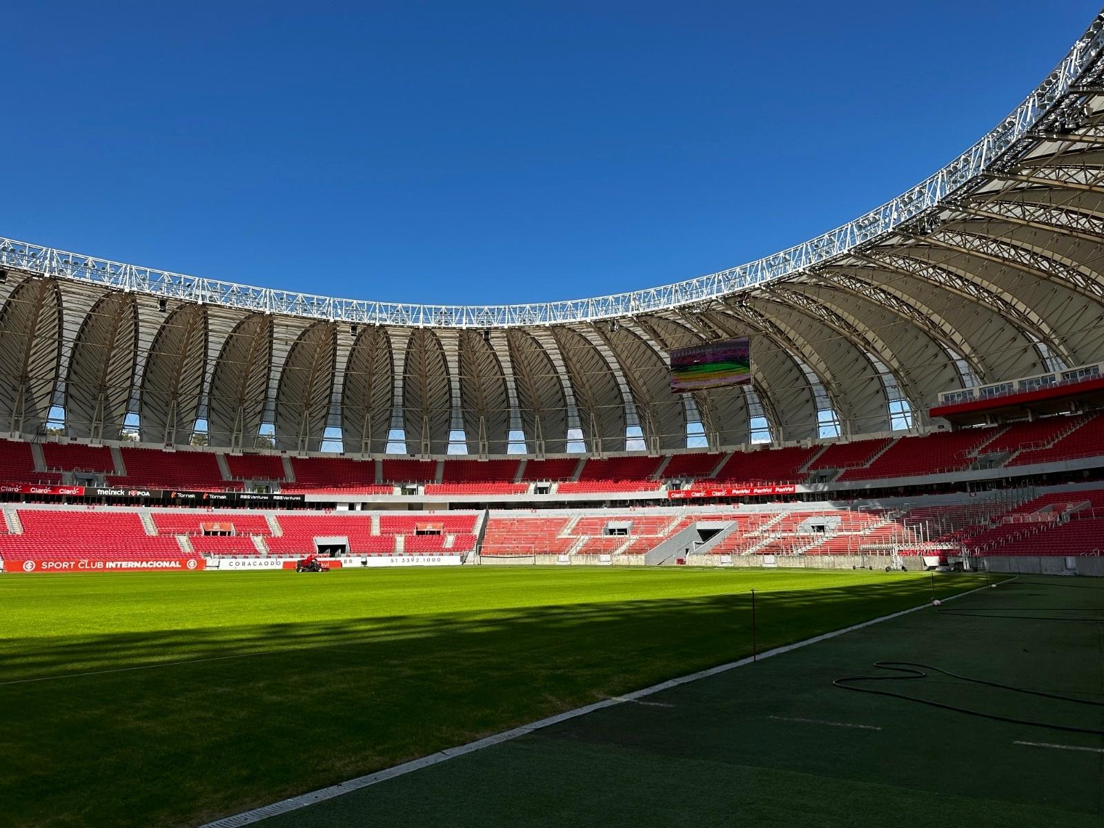 Inter mostra Beira-Rio quase pronto para volta aos jogos no Brasileiro