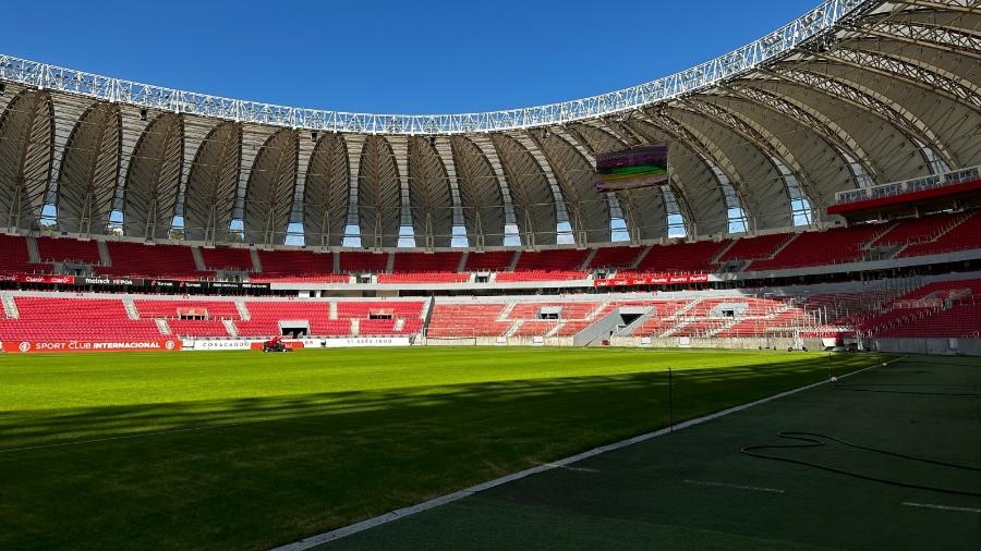 Beira-Rio será o palco do jogo deste sábado Beira-Rio será o palco do jogo deste sábado