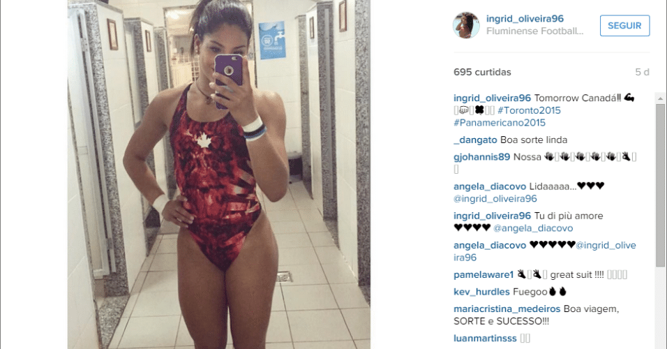 Ingrid Oliveira, saltadora representa o Brasil nos Jogos Panamericanos
