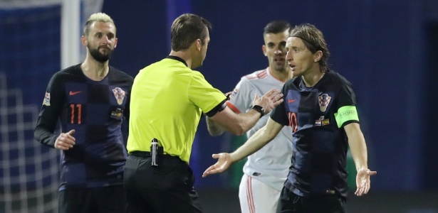 Melhor do mundo, Modric deu assistência para o segundo gol contra a Espanha - REUTERS/Marko Djurica - REUTERS/Marko Djurica