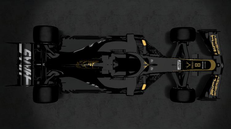 Detalhe da nova pintura da Haas - Divulgação - Divulgação