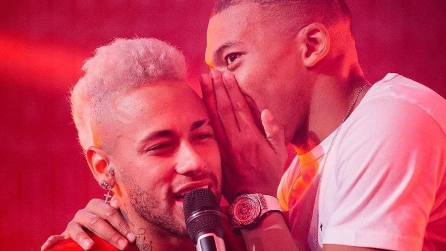 Festa de Neymar este ano terá presença de jogadores do PSG, como Mbappé (foto), mas será mais discreta e restrita - Reprodução/Instagram Kylian Mbappé