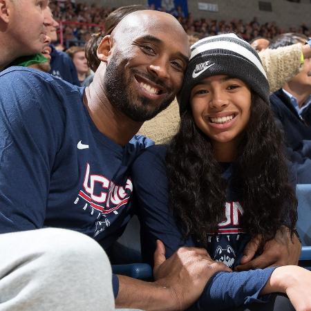 Kobe Bryant e a filha Gianna