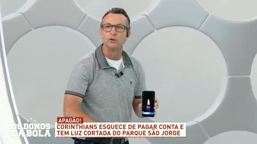 Neto detona Corinthians por não pagamento de conta de luz - Reprodução/Band
