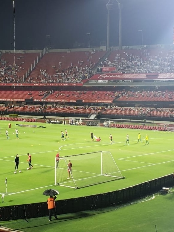 PALMEIRAS X SÃO PAULO, AQUECIMENTO