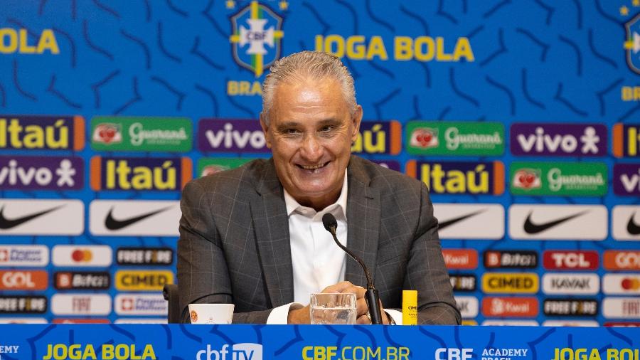 Tite durante convocação da seleção brasileira desta sexta-feira (11) - Lucas Figueiredo/CBF