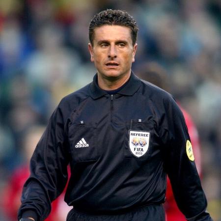 Árbitro Massimo de Santis, preso no Calciopoli, escândalo de manipulação de resultados no futebol italiano em 2006