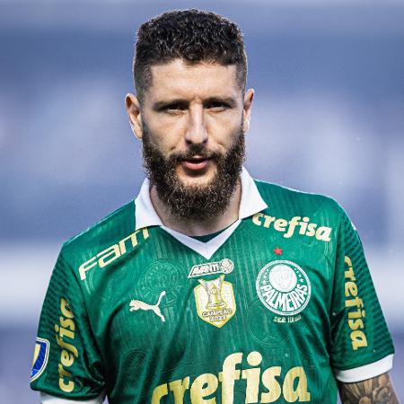 Zé Rafael em ação com a camisa do Palmeiras