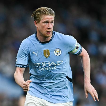 Kevin de Bruyne realizou seu último jogo pelo Manchester City no Etihad Stadium, contra o Bournemouth - Paul ELLIS / AFP