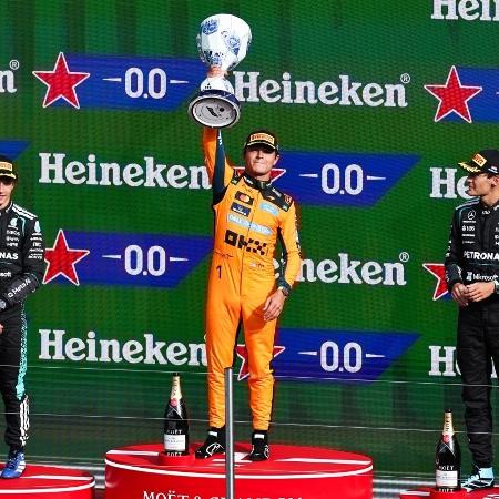 Pódio do GP da Holanda