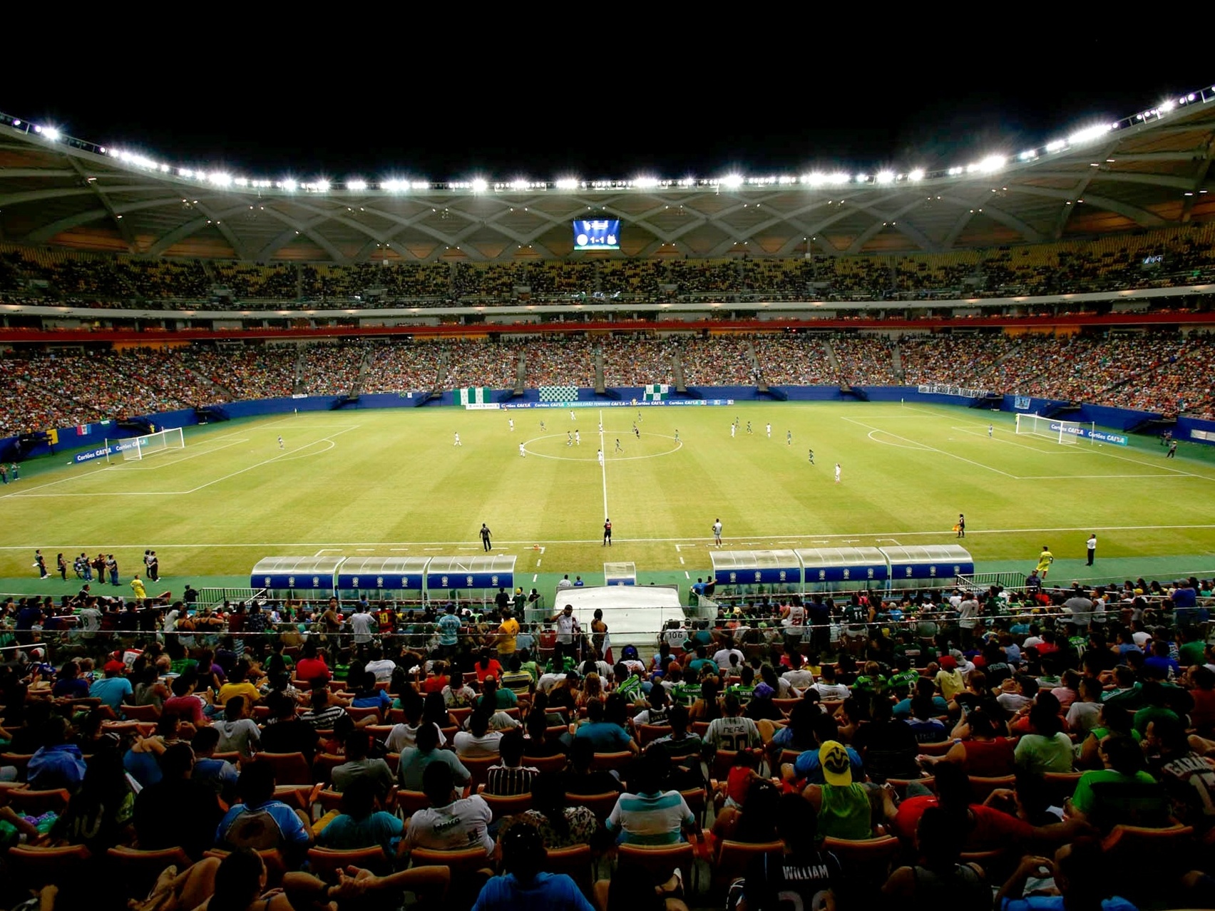 Arena da Amazônia passa por último teste antes de Brasil x Uruguai