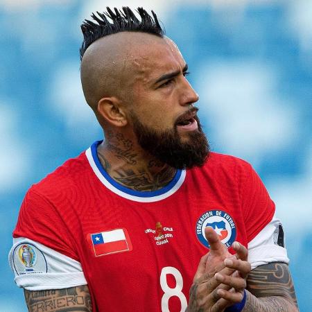 Arturo Vidal in the Chilean national team's game at Copa América: midfielder dreams of playing for Flamengo - Reproduction / Vidal's Twitter - Reproduction / Vidal's Twitter