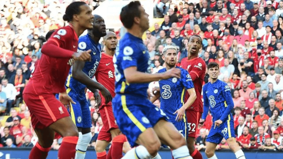 Liverpool e Chelsea se enfrentaram no Anfield Road, pela 3ª rodada do Campeonato Inglês - Reprodução/Instagram