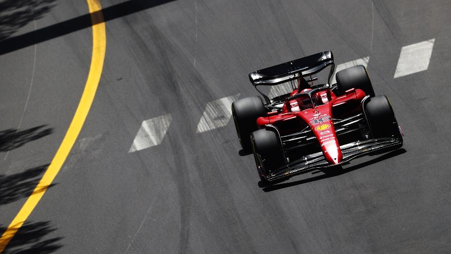 Charles Leclerc, da Ferrari, liderou o primeiro treino livre do GP de Mônaco - Dan Istitene - Formula 1/Formula 1 via Getty Images