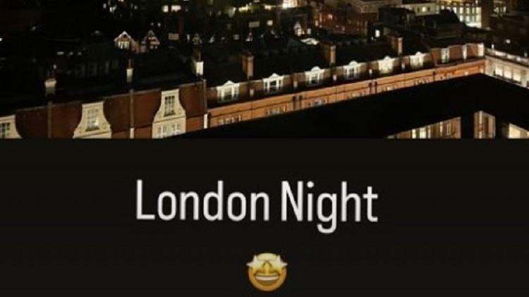 Days after leaving Corinthians, Willian published a photo of the night in London, England - Reproduction/Instagram - Reproduction/Instagram