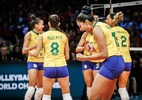 Mundial de vôlei: Brasil bate China de virada na última partida na 1ª fase