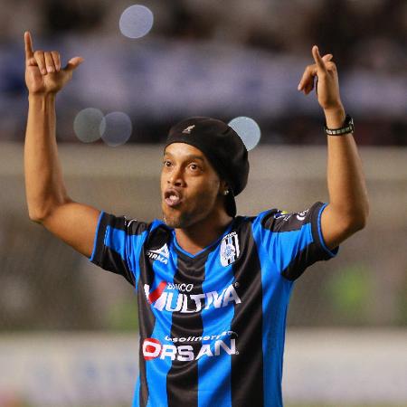 Ronaldinho Gaúcho foi apresentado pelo Querétaro em 2014 - Manuel Velasquez/Anadolu Agency/Getty Images