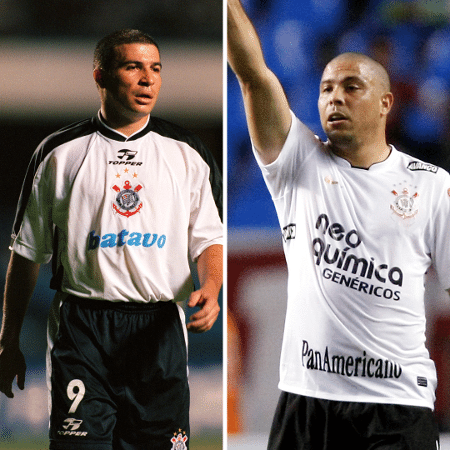 Luizão, em 2000, e Ronaldo, em 2009