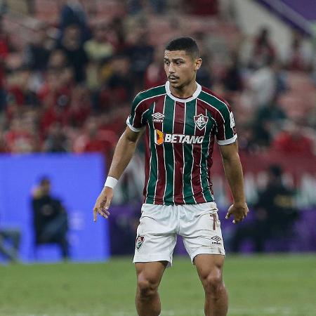 André durante o jogo entre Fluminense e Al-Ahly, no Mundial de Clubes