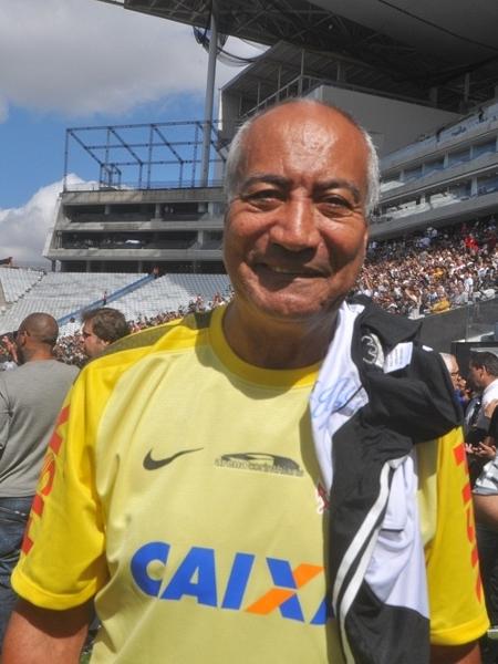 Tobias em 10 de maio de 2014, na inauguração da Arena Corinthians