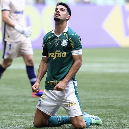 Flaco López se lamenta durante jogo entre Palmeiras e Fortaleza pelo Brasileirão - Marcello Zambrana/AGIF