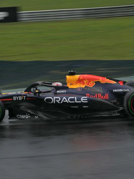 Max Verstappen durante o GP São Paulo de F1