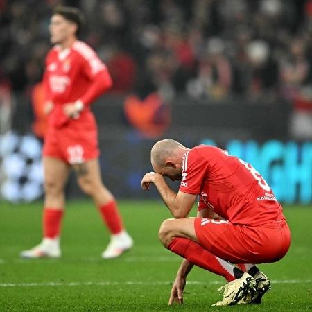 O Bayern de Munique venceu o Benfica por 1 a 0 em casa, no Allianz Arena