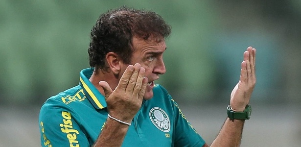 O técnico Cuca durante jogo do Palmeiras contra o Flamengo - Cesar Greco/Fotoarena