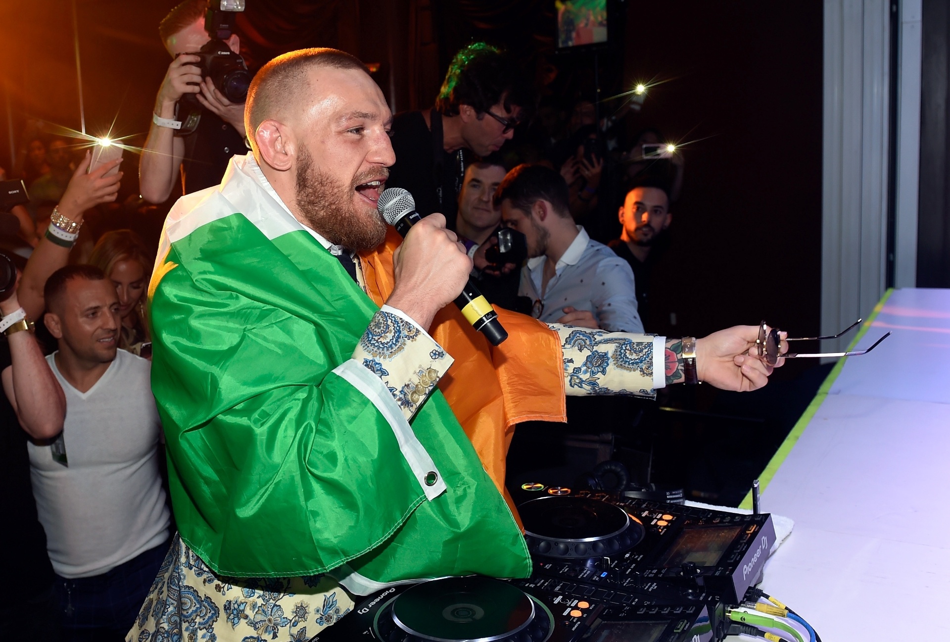 Conor McGregor celebra em balada em Las Vegas após luta contra Floyd Mayweather - Getty Images