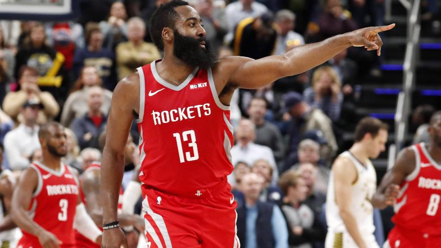 O Houston Rockets de James Harden jogará hoje pela NBA, assim como Celtics, Bucks, Spurs e Wizards - Brian Spurlock/USA Today