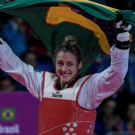 Milena Titoneli foi a a primeira brasileira campeã pelo taekwondo dos Jogos Pan-Americanos - Washington Alves/COB