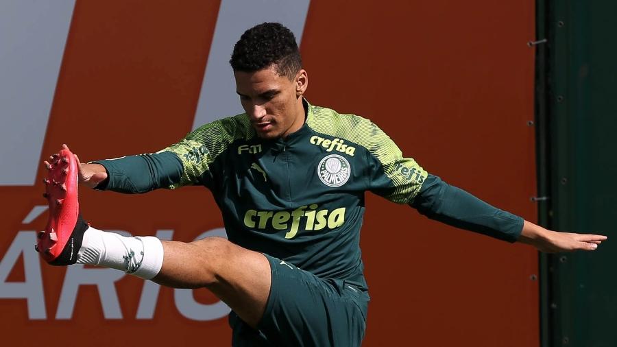 Zagueiro Henri treinou com o time profissional do Palmeiras - Cesar Greco