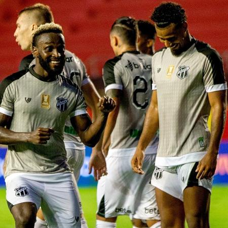 Jogadores do Ceará comemoram gol sobre o Sport - Divulgação/Ceará SC