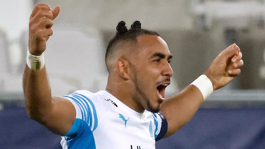 Dimitri Payet, do Olympique de Marselha, celebra vitória sobre o Bordeaux pelo Campeonato Francês - Stephane Mahe/Reuters