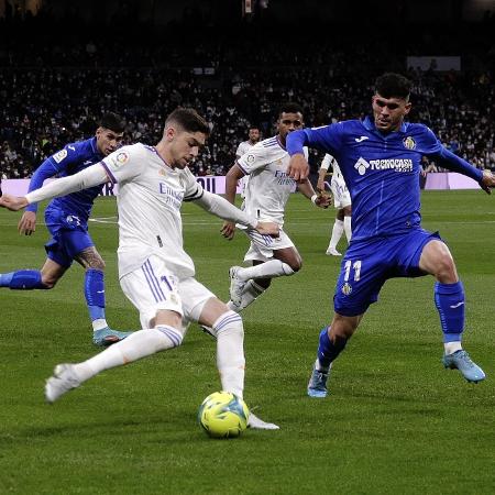 Getafe e Real Madrid se enfrentam hoje pelo Campeonato Espanhol - REUTERS/Javier Barbancho