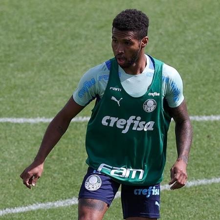 Wesley, atacante do Palmeiras, em treino na Academia de Futebol - Cesar Greco
