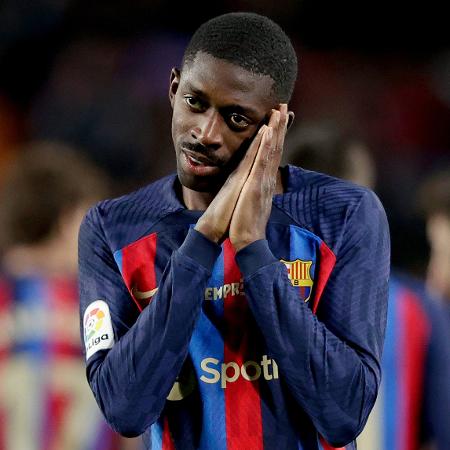 Dembélé comemora gol do Barcelona - David S. Bustamante/Soccrates/Getty Images