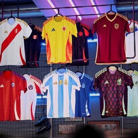 Camisas novas das seleções para os torneios continentais 