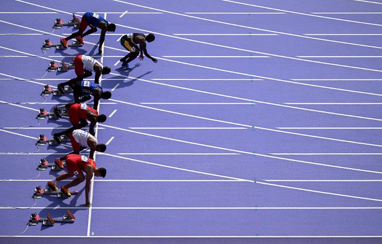 Steven Sabino queimou a largada na fase preliminar dos 100m rasos e acabou desclassificado