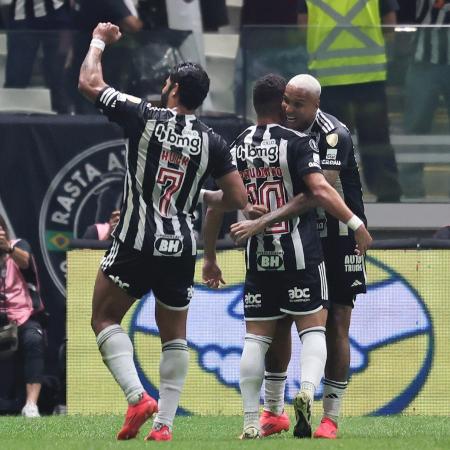 Deyverson marcou em Atlético-MG x River Plate, jogo da Libertadores - Gilson Lobo/Getty Images