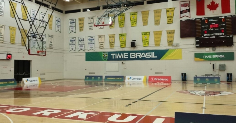 Local de treinamento dos atletas brasileiros para o Pa de Toronto