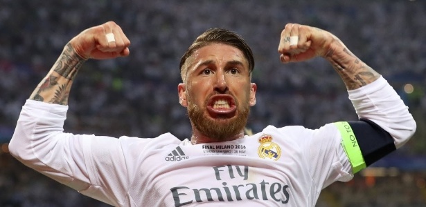 Sergio Ramos comemora gol do Real na final da Champions: alvo de polêmica até hoje - Reuters / Carl Recine