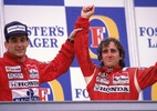 Rivais nas pistas, Alain Prost homenageia Ayrton Senna 30 anos após morte - Tony Feder/Allsport/Getty